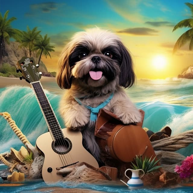 Ocean Ballad: Dogs Calming Echoes - Healing Music Playlist