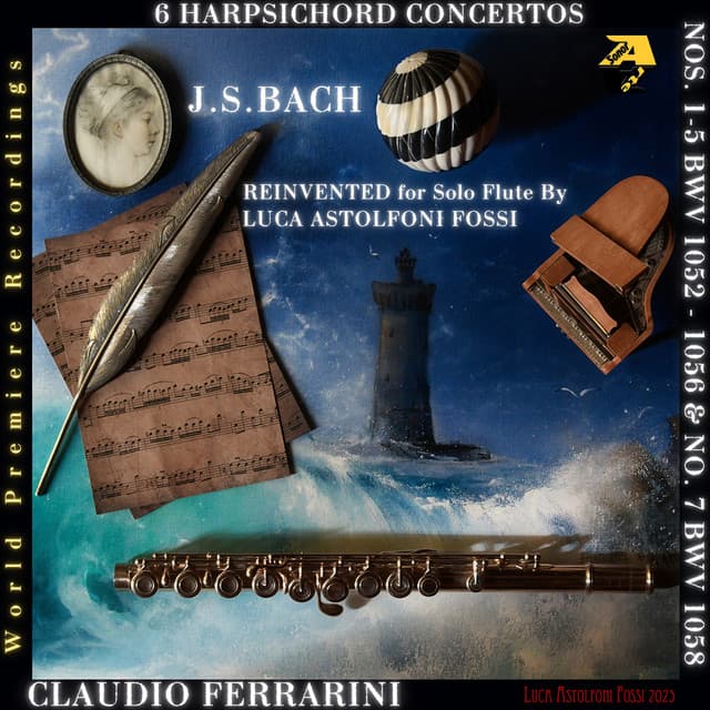 J. S. Bach: 6 Harpsichord Concertos Nos. 1-5 BWV 1052 - 1056 & No. 7 BWV 1058  - Claudio Ferrarini - Johann Sebastian Bach