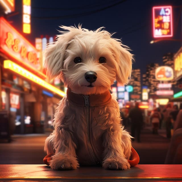 Lofi Dog Retreat: Serene Soundscapes - Lofi Hop-Hop beats