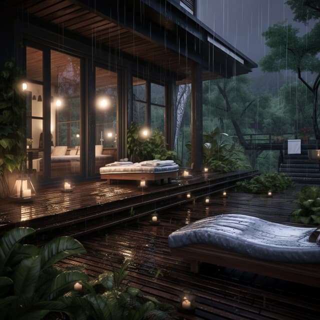 Raindrop Serenade: Spa Music Moments - Calm Dinner Music