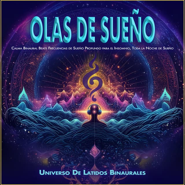 Olas de Sueño: Calma Binaural Beats Frecuencias de Sueño Profundo para el Insomnio, Toda la Noche de Sueño - Universo De Latidos Binaurales