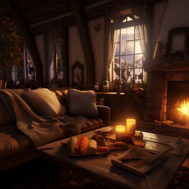 Enciende La Jornada Laboral: Sonidos De Fuego Armónicos - Grabaciones del hombre de la montaña