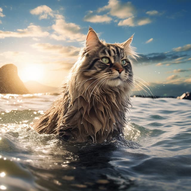 Deep Ocean Ballad for Content Kitties: Music by the Ocean - Ocean of Relax