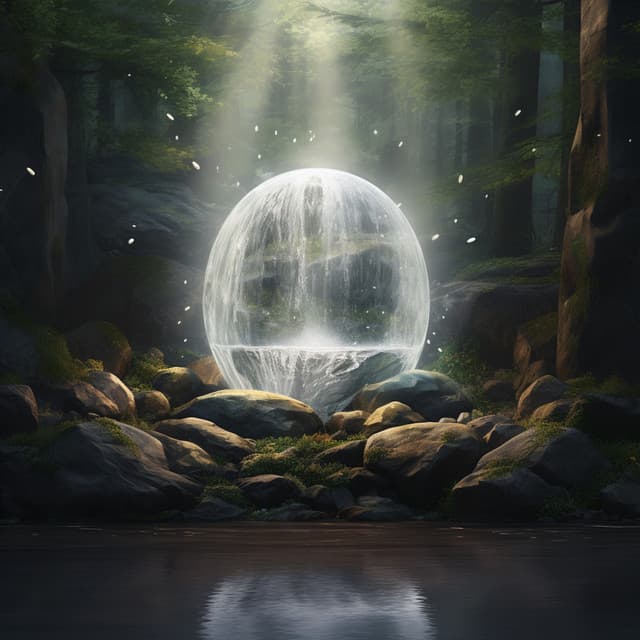 Calm Thunder Meditation: Harmonic Melodies - Womb Sounds Heartbeat