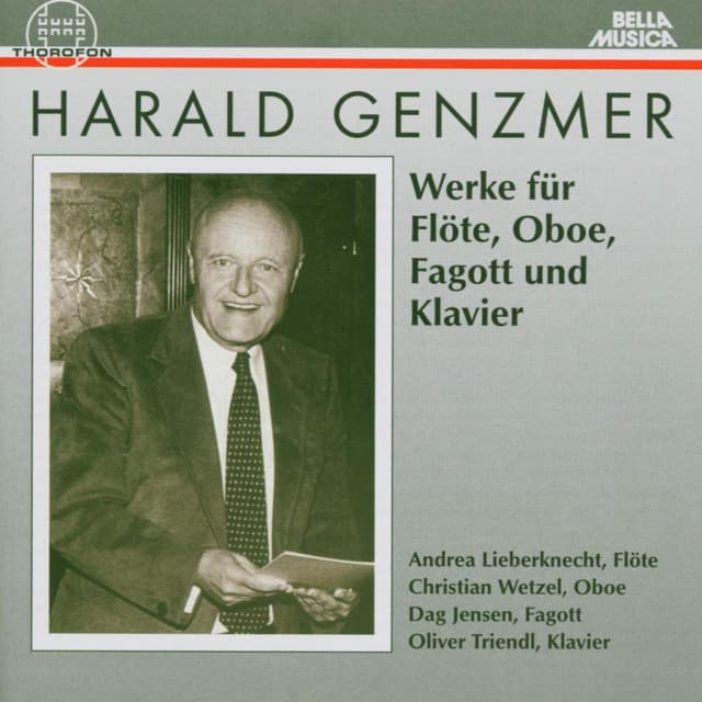Harald Genzmer: Werke für Flöte, Oboe, Fagott und Klavier - Harald Genzmer